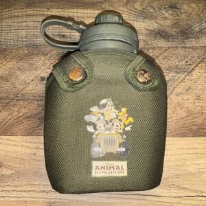 Disney Parks Animal Kingdom Souvenir Canteen Water Bottle